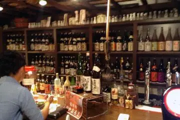 With a huge drink selection at the bar, many patrons stop by the restaurant just for a drink.